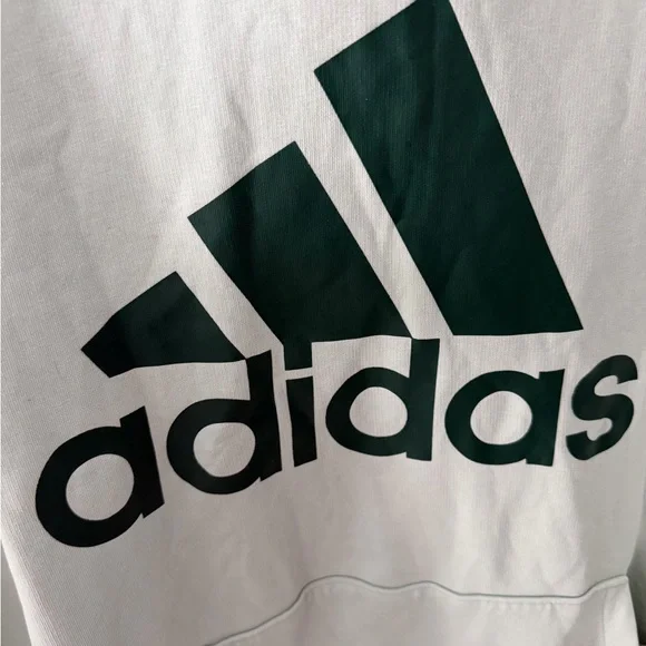 Adidas Men's Sage Green Hoodie 4XL - Picture 2 of 10